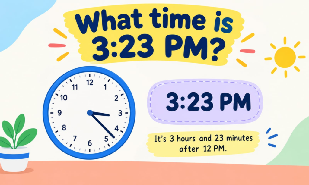 What Time Is 3:23 PM?