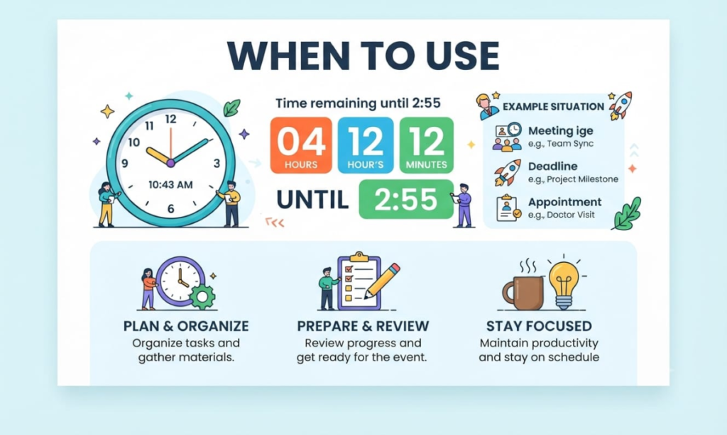 When to Use a 2:55 Countdown