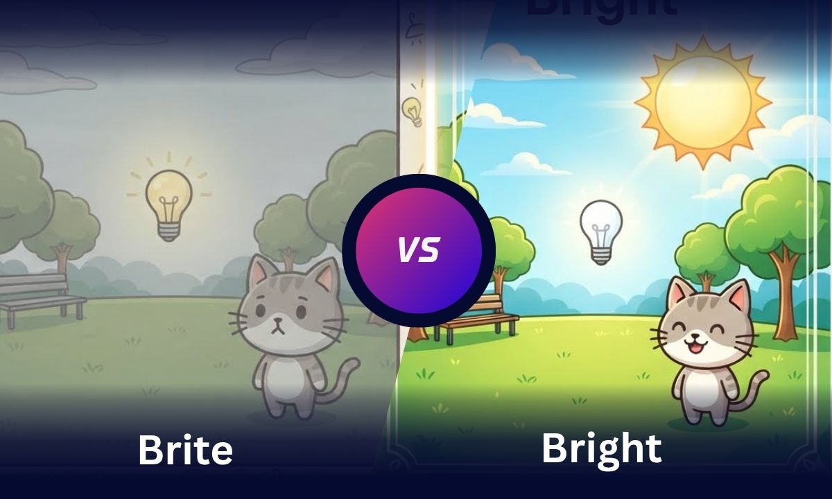 Brite vs Bright: Which Is Correct? Meaning, Spelling, and Examples (2026)