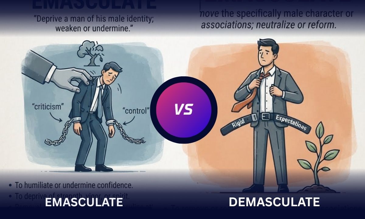 Emasculate vs. Demasculate: Which Is Correct? Meaning and Usage (2026)
