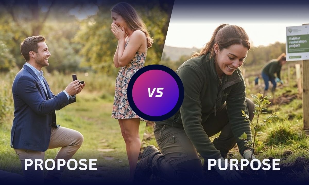 Propose vs Purpose: Meaning, Difference, Usage and Examples (2026)