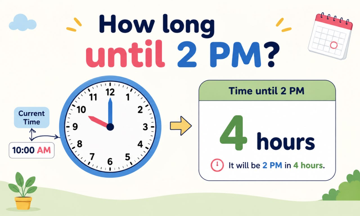 How Long Until 2 PM? Exact Countdown & Time Remaining ⏰