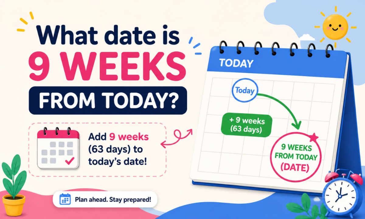 What Date Is 9 Weeks From Today? Calculate the Exact Future Date