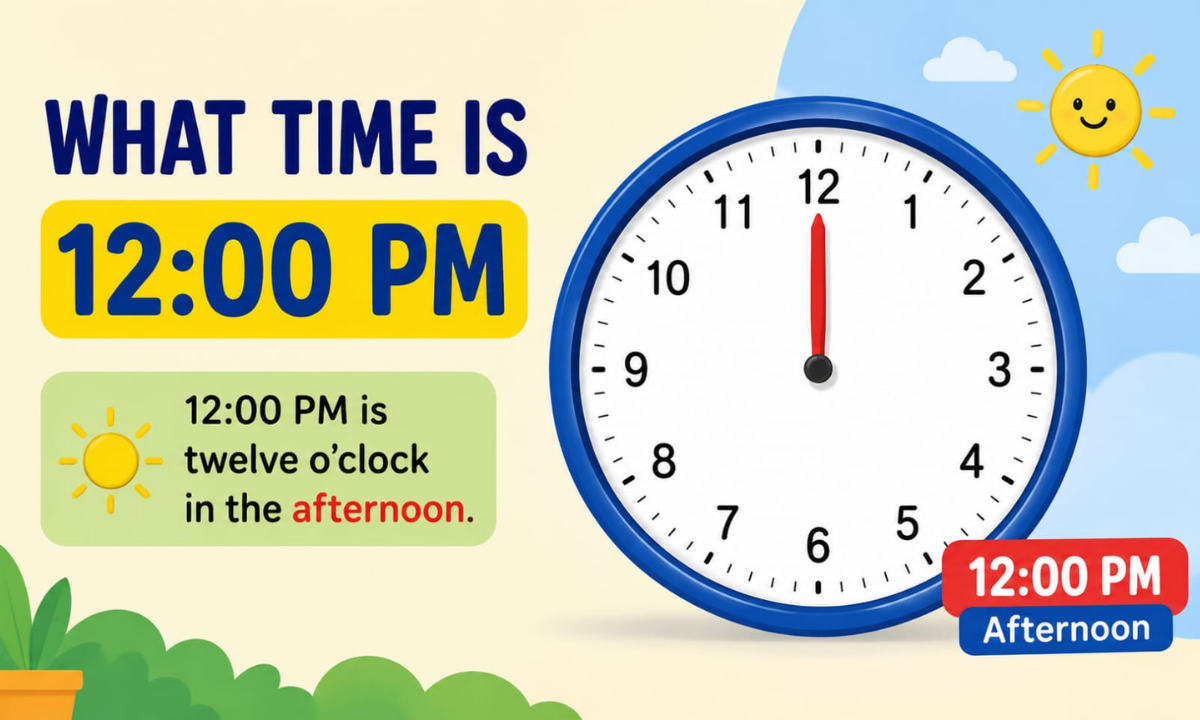 What Time Is 12:00 PM? Calculate the Exact Time Remaining Today