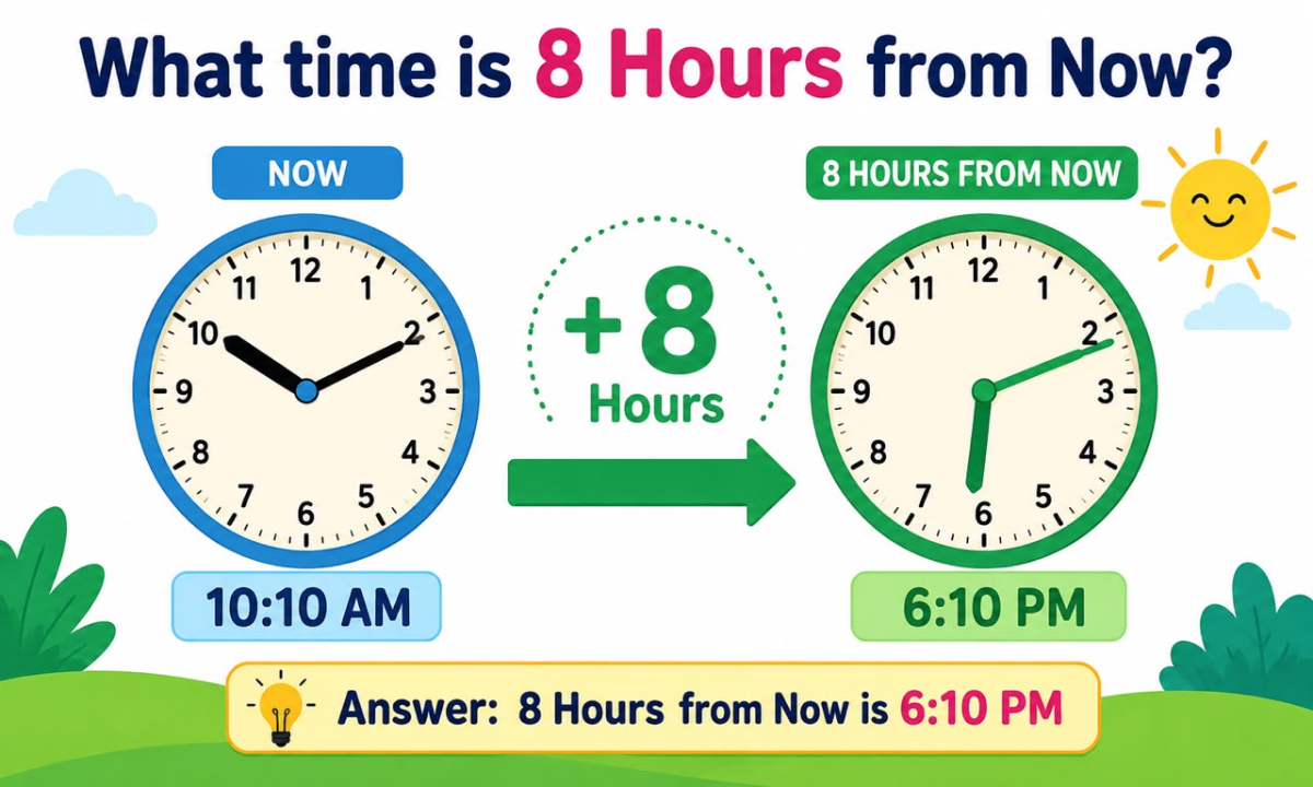What Time Is 8 Hours From Now? Calculate the Exact Future Time