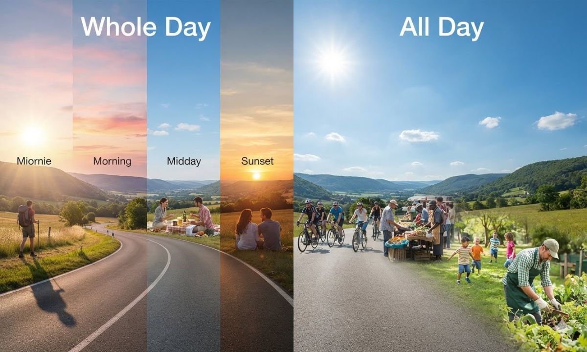 Whole Day or All Day: Which Is Correct? Meaning, Grammar & Examples (2026)