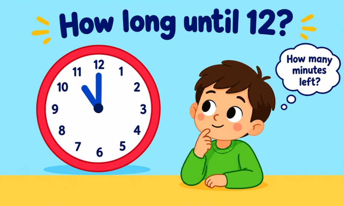 How Long Until 12? Countdown to 12:00 PM & AM