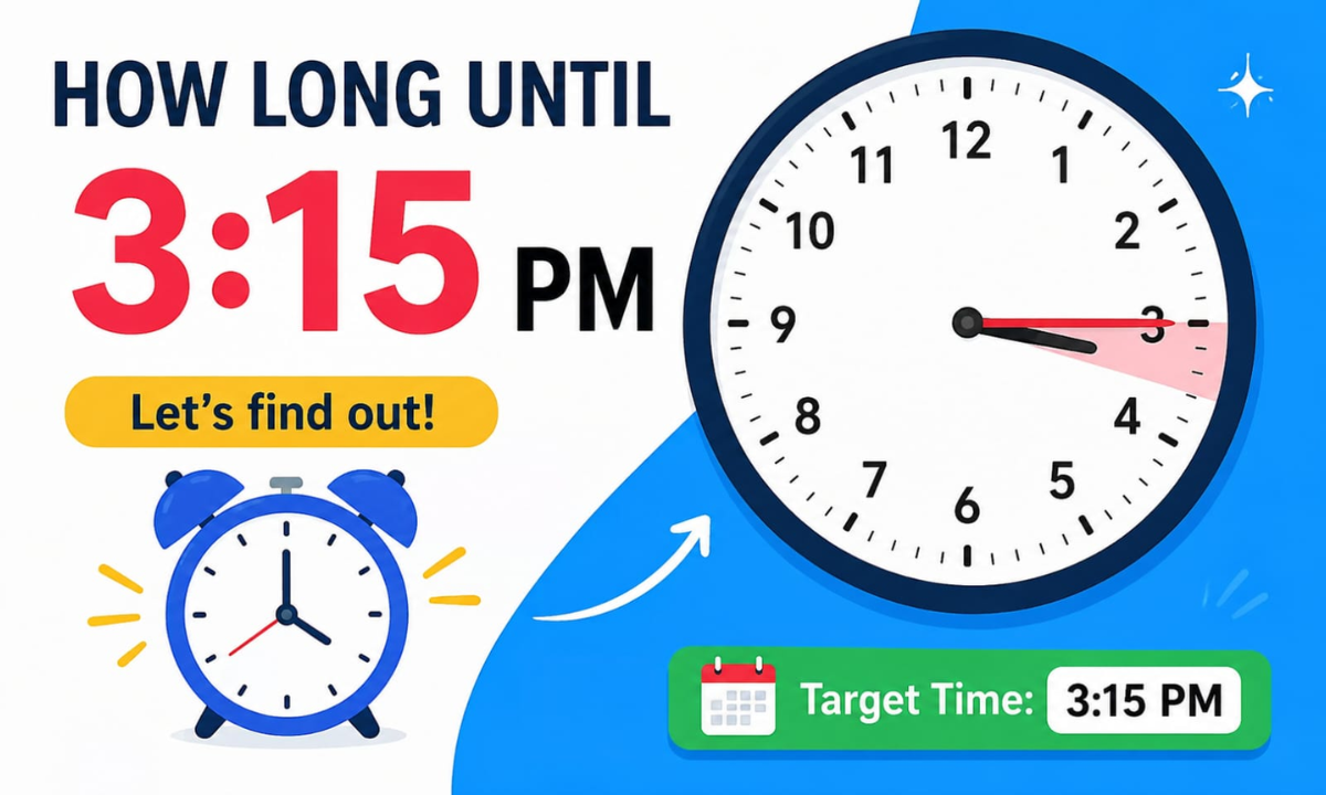 How Long Until 3:15 PM? Calculate the Exact Time Remaining Today