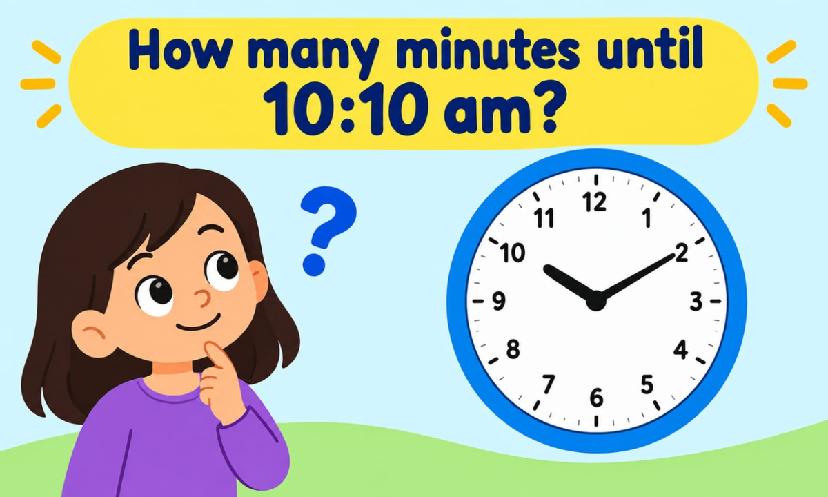 How Many Minutes Until 10:10 AM Today? Exact Countdown