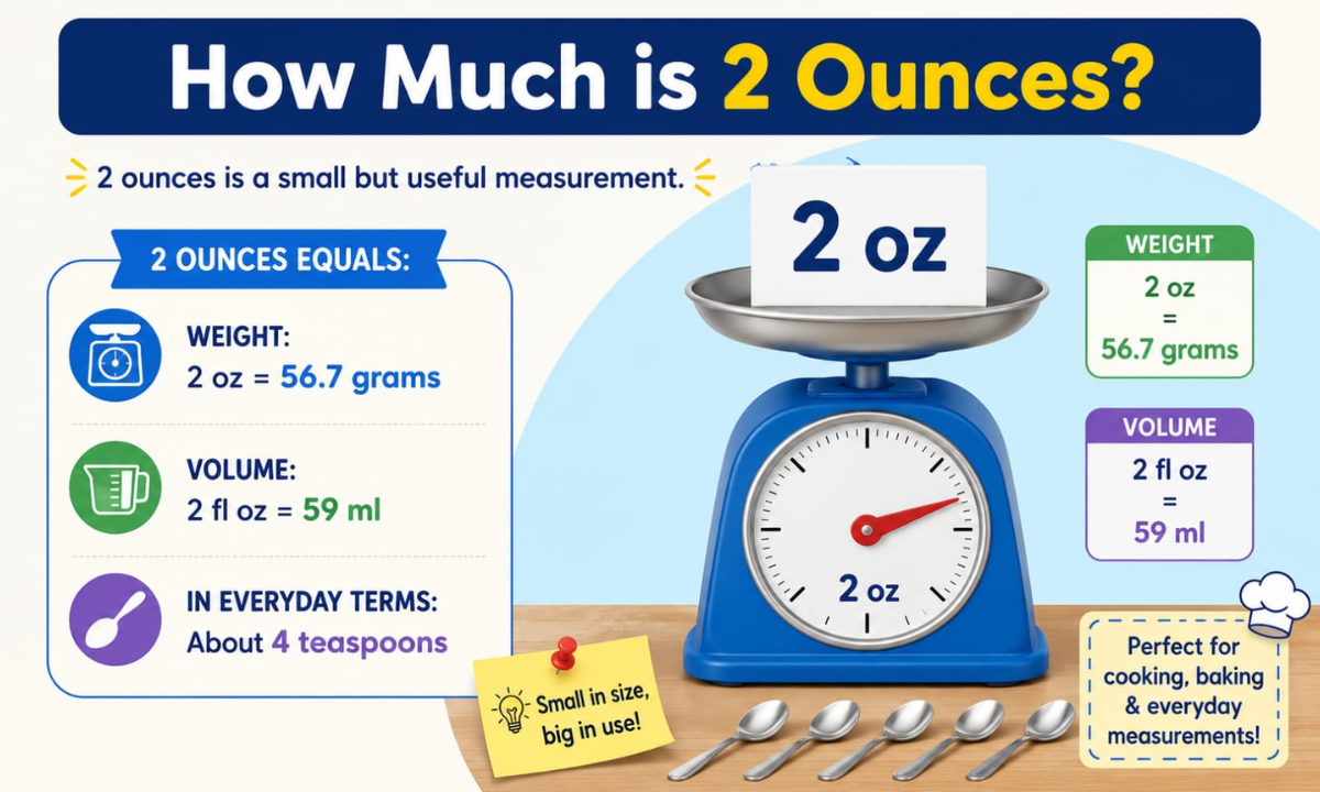 How Much Is 2 Ounces? 11 Common Things That Weigh 2 Ounces