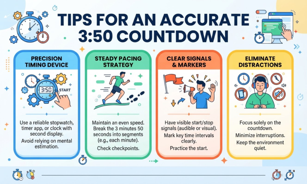 Tips for an Accurate 3:50 Countdown